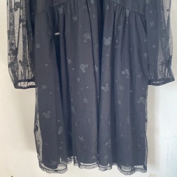 NWT Torrid 30 Mickey Stars Tulle Illusion Skater Dress - Picture 10 of 11